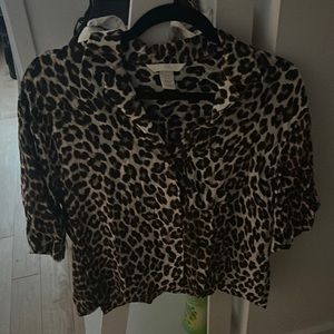 H&M cheetah shirt